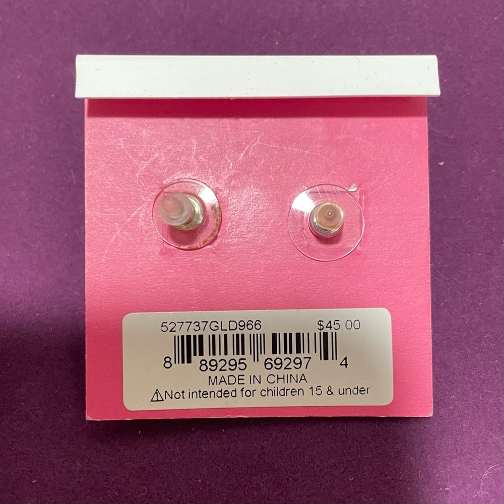 Betsey Johnson Pineapple Earrings, NWT - Picture 4 of 6